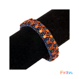 BB Bangle - Rust and Navy