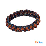 BB Bangle - Rust and Navy