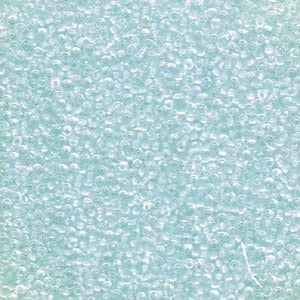 11-269L Light Ice Blue Lined Crystal AB 13.5-14 grammes