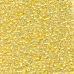 11-273 Crystal Lined Light Yellow AB 13.5-14 grammes