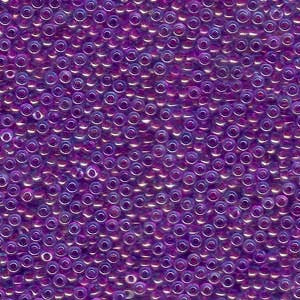 11-352 Purple Lined Aqua 13.5-14 grammes