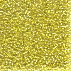 11-6 Silver Lined Yellow 13.5-14 grammes