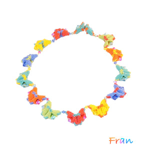 Butterflies Necklace - Multicolour