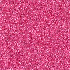 15-208 Carnation Pink Lined Crystal 13.5-14 grammes