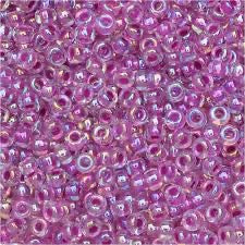 15-264 Raspberry Lined Crystal AB 13.5-14 grammes